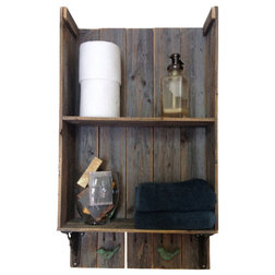 Rustic Display And Wall Shelves  by Del Hutson Designs