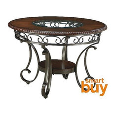 Ashley Glambrey Round Dining Room Table, Brown
