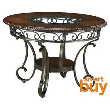 Ashley Glambrey Round Dining Room Table, Brown