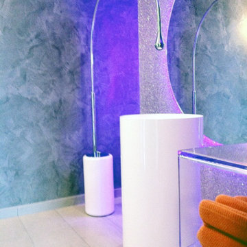 Modern Circular Stone Resin Freestanding Sink - SB-04 - Matte or Glossy
