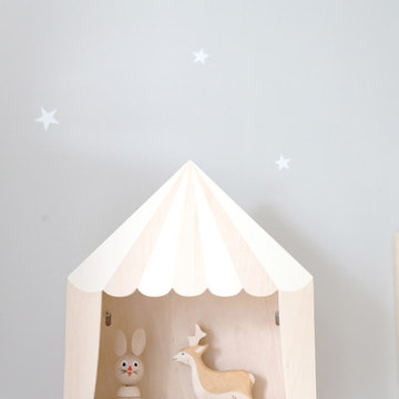 Skandinavisches Kinderzimmer in black & white