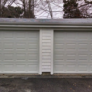 Gray Overhead Sectional Garage Door