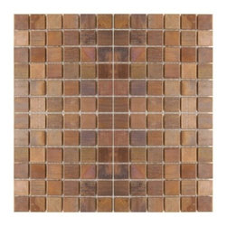 Eden Mosaic Tile Medium Square Antique Copper Mosaic Tile EMT_MM01-COP-AT - Mosaic Tile