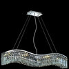 Contour 6 Light Chandeliers in Chrome