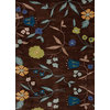 Midtown By Raymond Waites A, Rectangle, Cocoa Brown-Cocoa Brown, 2'x3'