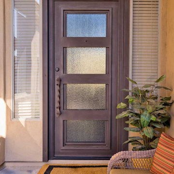 Desert Contemporary Exclusive Iron Entry Door