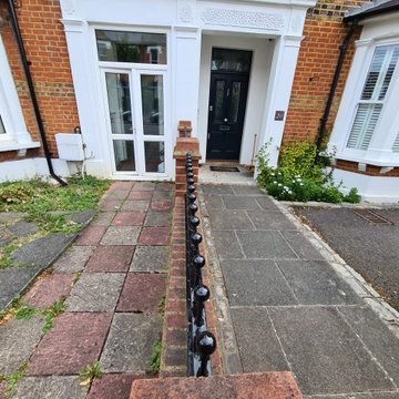 Metal railing restoration in Wimbledon SW20