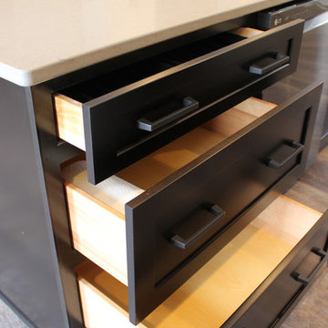 Waypoint Painted Harbor Cabinets and Lenova