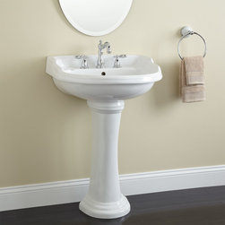 SOLERI PORCELAIN PEDESTAL SINK - Bathroom Sinks
