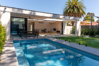 This is an example of a modern pool in Adelaide.