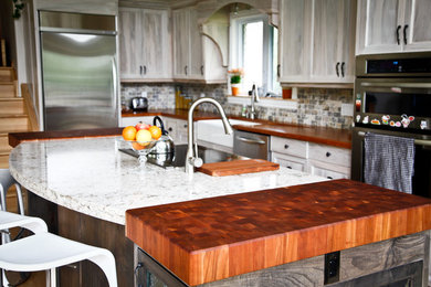 Arts and crafts kitchen photo in Toronto