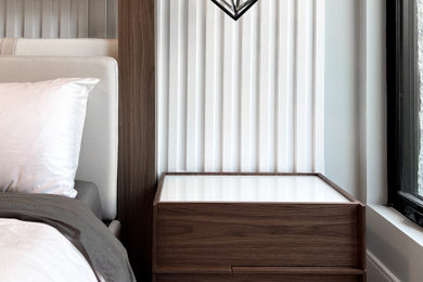 Minimalist bedroom photo in Toronto