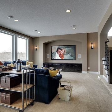 Lower Level Family Room - Kintyre Model - 2014 Spring Parade of Homes