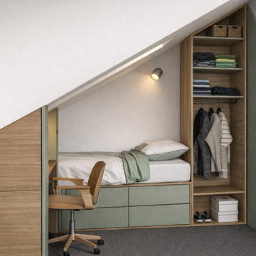 Chambre mansardée