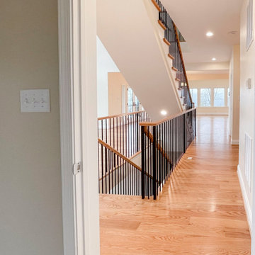 97_Airy Straight-Floating Staircase in Transitional-Mountain Home, Luray, VA 228