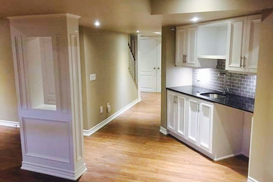 Transitional basement photo in Toronto