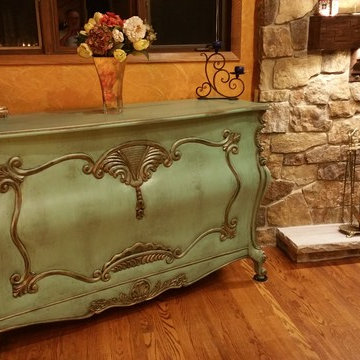 TV lift Cabinet in Home Examples by Cabinet Tronix