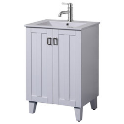 Transitional Bathroom Vanities And Sink Consoles by inFurniture Inc.,