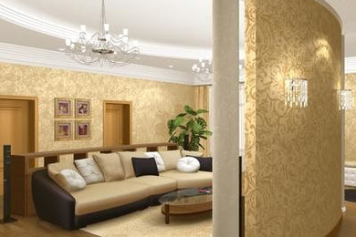 Eclectic living room photo in Other