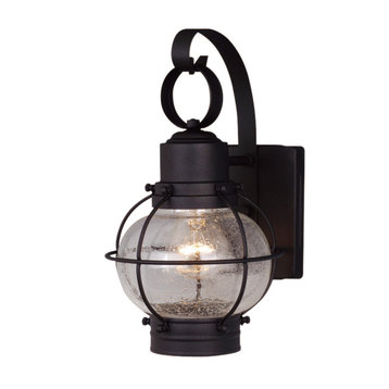 Chatham 6.5" Outdoor Wall Light Textured Black