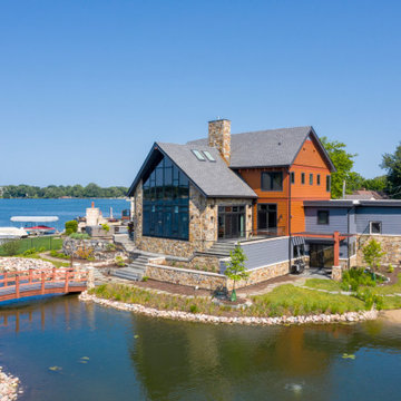Modern Solar Lake House