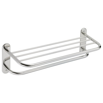Moen Hotel Motel Stainless 24" Towel Bar with Shelf 5208-241PS