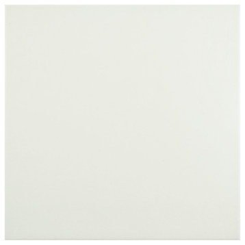 Duart Artic Encaustic Floor and Wall Tile, Basic White, Case of 16
