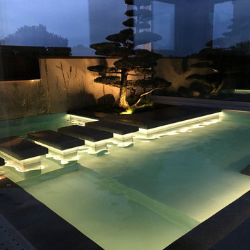 Asia Penthouse - Draussen zu Hause - bei Nacht