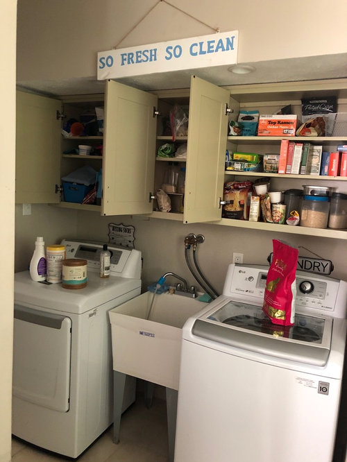 What to do with this inkitchen laundry area?
