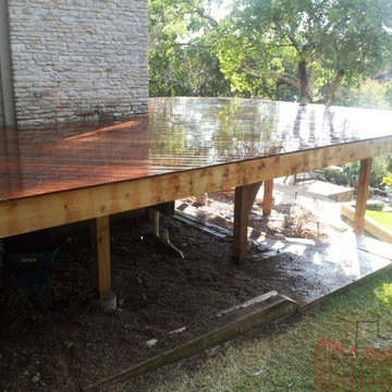 Ipe Hardwood Deck with Stainless Cable Railing
