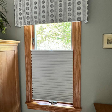 Lake Geneva, WI -Cornices, solar shades, honeycomb shades & pillows