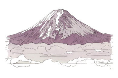Mt. Fuji  |  Mountain Painting