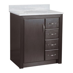 Foremost 30'' Errigon Collection Bathroom Vanity W/Right Side Drawers EUEA3021DR - Bath Products
