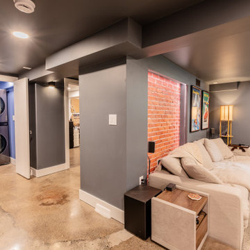 Sunnyside Eclectic Basement Remodel