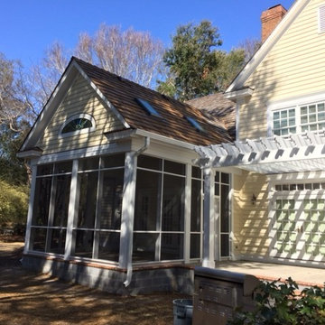 White Screen Tight system Screen Porch, Wilmington NC