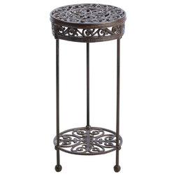 Mediterranean Plant Stands And Telephone Tables by Wrought Iron Haven
