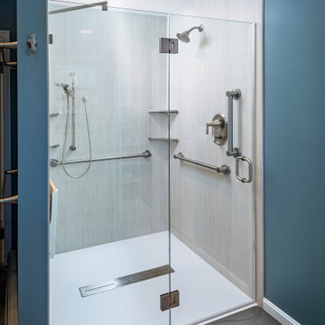 Harrisburg, PA Spa-calm, Age-ready, & Storage Smart Bathroom Remodel