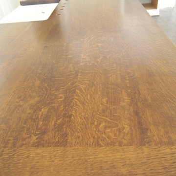 Quartersawn White Oak Kitchen Island Countertop