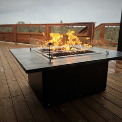 Sandolus Satin Fire Table - Fire Pits