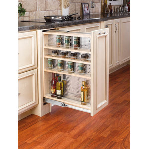 Rev A Shelf 432 Bf 6c 6in Base Cabinet Filler With Adjustable