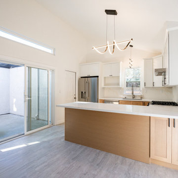Bright Transitional Kitchen with Clean Lines and Warm Wood Contrast | Premium RT