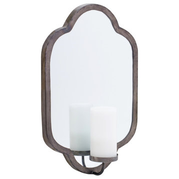 Mirror Wall Sconce Candle Holder, Set of 2