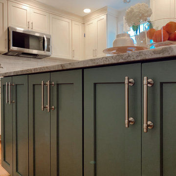 Natural Linen + Caldwell Green