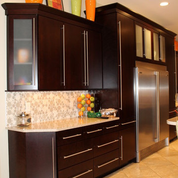 Contemporary, Espresso, Flat (Bedford,IN)