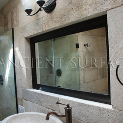 Master Bathrooms Tiles and  Antique Limestone - Showerheads And Body Sprays