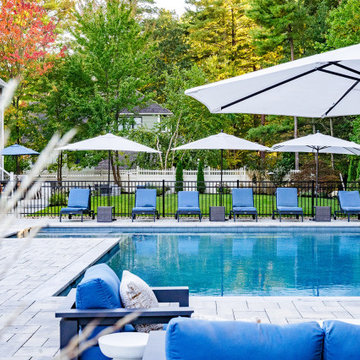 North Reading Backyard Pool Oasis
