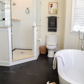 Goodbye Garden Tub, Hello Gorgeous Bath