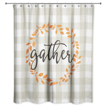 Gather Buffalo Check Shower Curtain