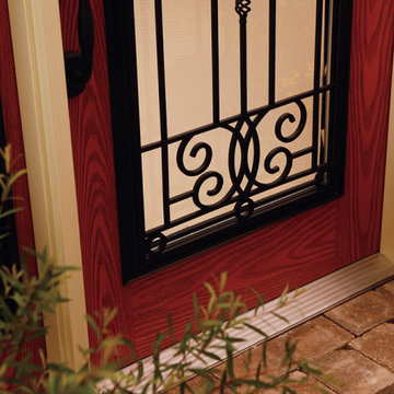 Belle Meade Wrought Iron Decorative Door Glass