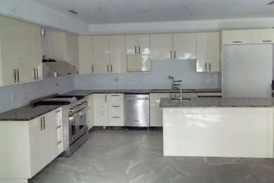 Minimalist kitchen photo in Other